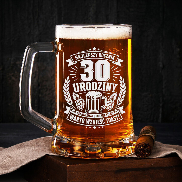 Kufel Na 30 Urodziny Prezent Dla Mężczyzny: 30 Urodziny Toast