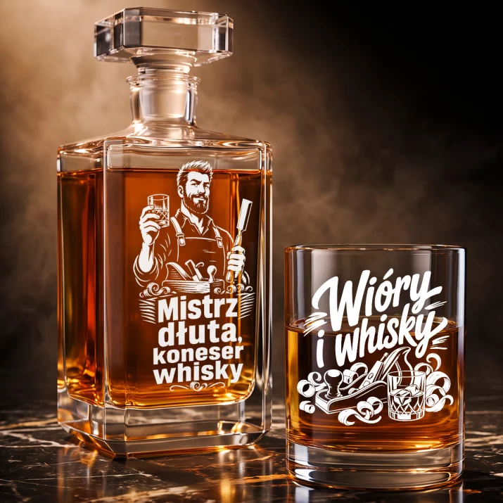 Zestaw Do Whisky Dla Stolarza Prezent Dla Mężczyzny: Mistrz Dłuta, Koneser Whisky Zestaw Do Whisky Dla Stolarza Prezent Dla Mężczyzny: Mistrz Dłuta, Koneser Whisky