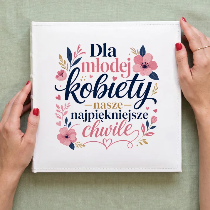 Album Na Zdjęcia Tradycyjny Dla Młodej Kobiety Prezent Dla Kobiety: Delikatne Wspomnienia