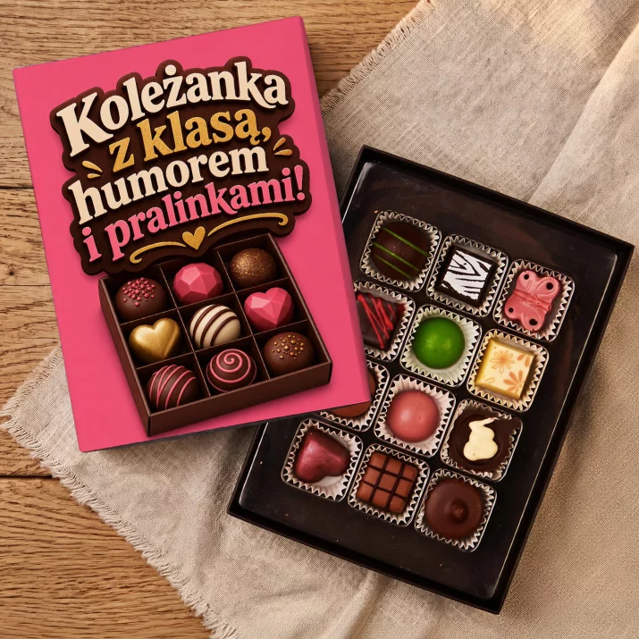 Czekoladki Dla Koleżanki Prezent Dla Kobiety: Koleżanka Z Klasą Czekoladki Dla Koleżanki Prezent Dla Kobiety: Koleżanka Z Klasą