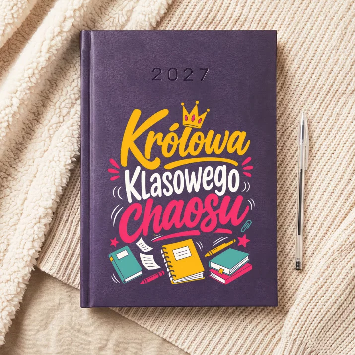 Kalendarz Książkowy A5 2027 Dla Wychowawczyni Prezent Dla Kobiety: Klasowy Chaos