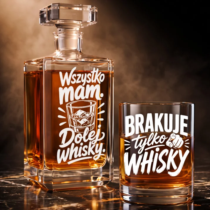 Zestaw Do Whisky Dla Faceta Który Ma Wszystko Prezent Dla Mężczyzny: Wszystko Mam. Dolej Whisky. Zestaw Do Whisky Dla Faceta Który Ma Wszystko Prezent Dla Mężczyzny: Wszystko Mam. Dolej Whisky.