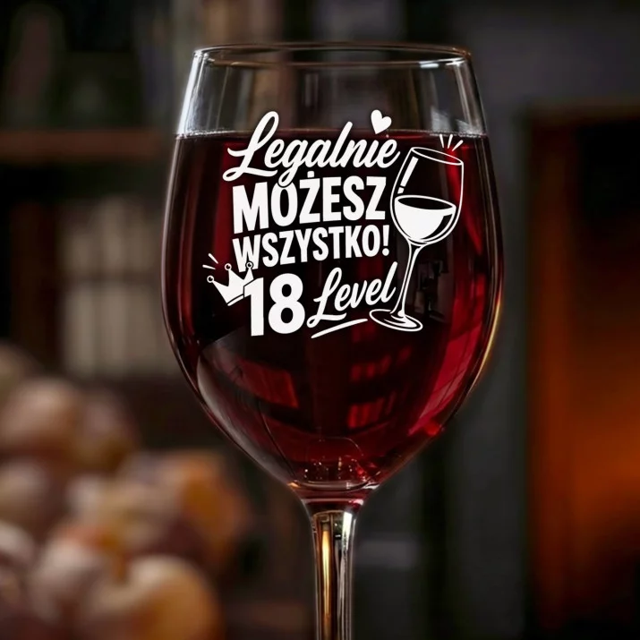Kieliszek Do Wina Na 18 Urodziny Prezent Dla Kobiety: Legalnie Możesz