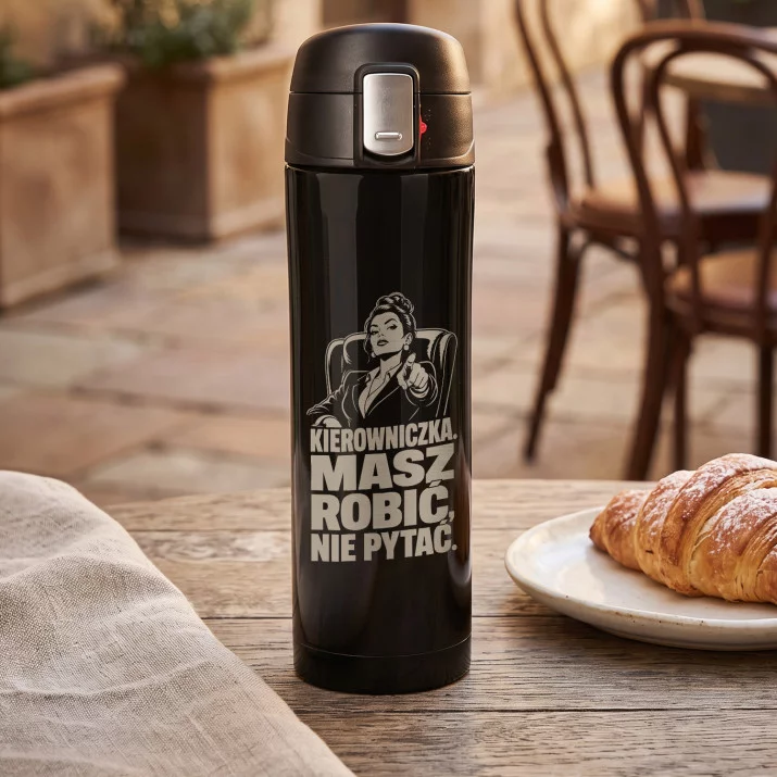 Kubek Termiczny 440ml Dla Kierowniczki Prezent: Kierowniczka. Masz