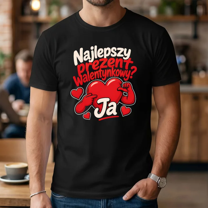 Koszulka Męska Na Walentynki Prezent Na Rocznicę Dla Mężczyzny: Prezent Walentynkowy