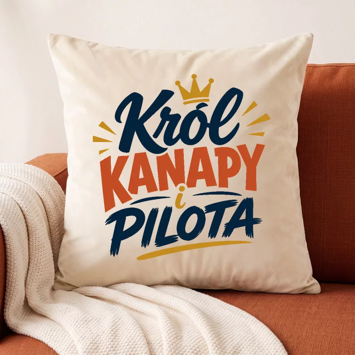 Poduszka Dekoracyjna Na Dzień Chłopaka Prezent Dla Chłopaka Mężczyzny: Kanapowy Król