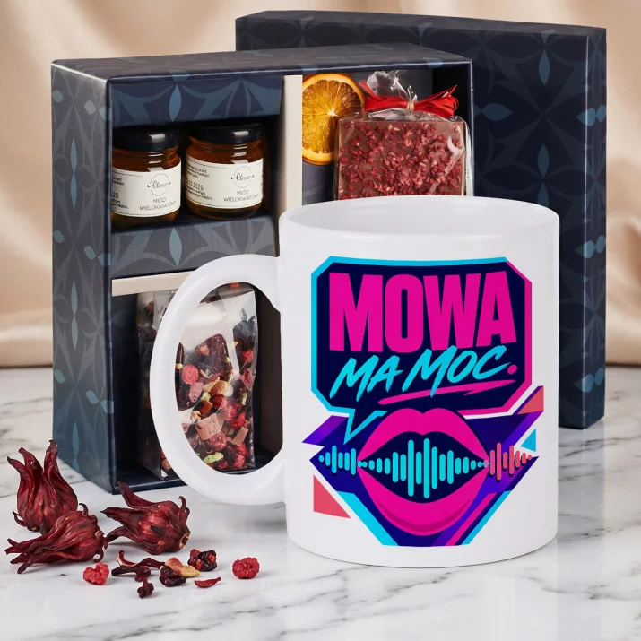 Zestaw Prezenowy Z Kubkiem Dla Logopedy: Mowa Ma Moc Zestaw Prezenowy Z Kubkiem Dla Logopedy: Mowa Ma Moc