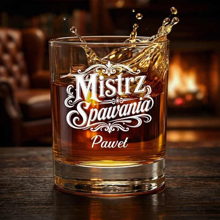 Szklanki Do Whisky z Grawerem Dla Spawacza Prezent Dla Mężczyzny: Mistrz Spawania