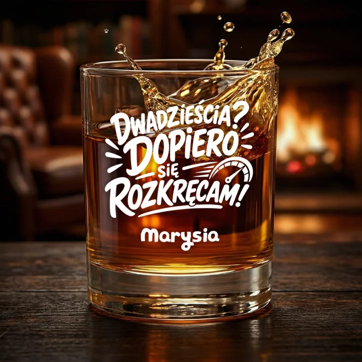 Szklanki Do Whisky z Grawerem Na 20 Urodziny Prezent Dla 20 Latki Kobiety: Dwadzieścia? Dopiero Się Szklanki Do Whisky z Grawerem Na 20 Urodziny Prezent Dla 20 Latki Kobiety: Dwadzieścia? Dopiero Się