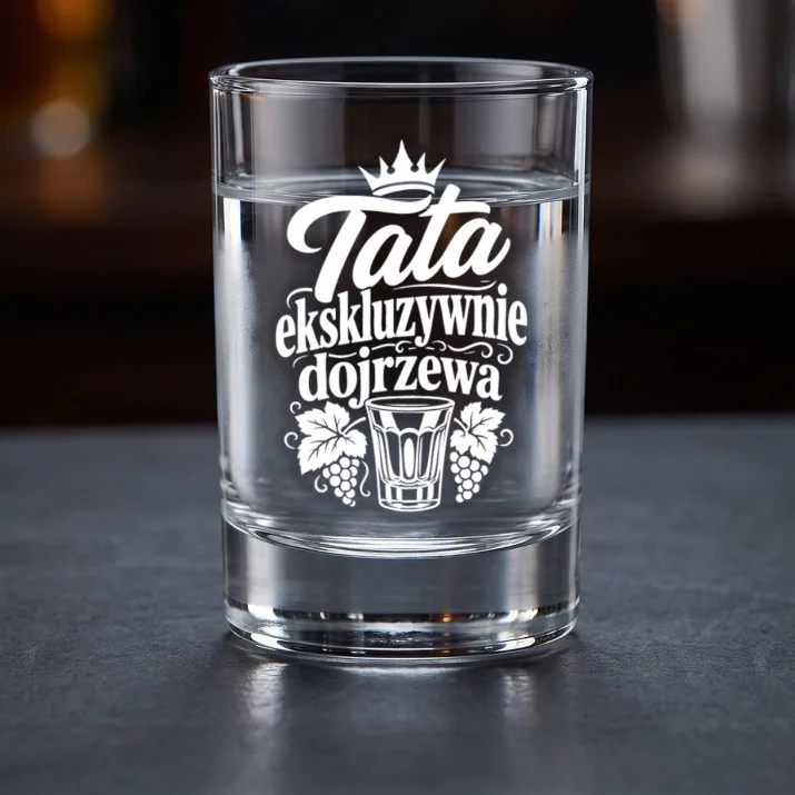 Kieliszki Do Wódki Dla Taty Prezent Na Dzień Ojca Dla Mężczyzny: Koneserski Tata Kieliszki Do Wódki Dla Taty Prezent Na Dzień Ojca Dla Mężczyzny: Koneserski Tata