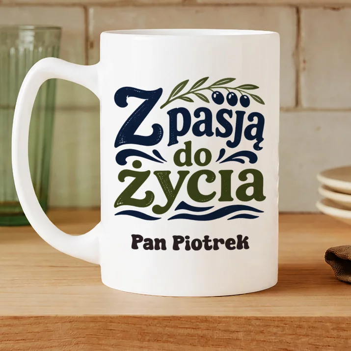 Kubek Personalizowany Dla Nauczyciela Biologii Prezent Na Dzień Nauczyciela Dla Mężczyzny: Z Pasją Do Życia Kubek Personalizowany Dla Nauczyciela Biologii Prezent Na Dzień Nauczyciela Dla Mężczyzny: Z Pasją Do Życia