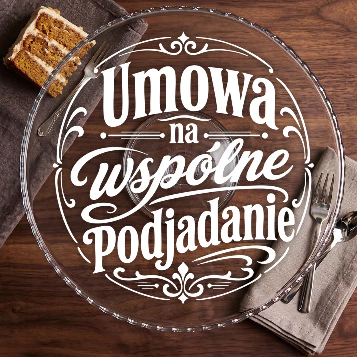 Patera Na Ciasto Na Ślub Prezent Dla Pary Młodej Pary: Retro Toast I Uśmiech Patera Na Ciasto Na Ślub Prezent Dla Pary Młodej Pary: Retro Toast I Uśmiech