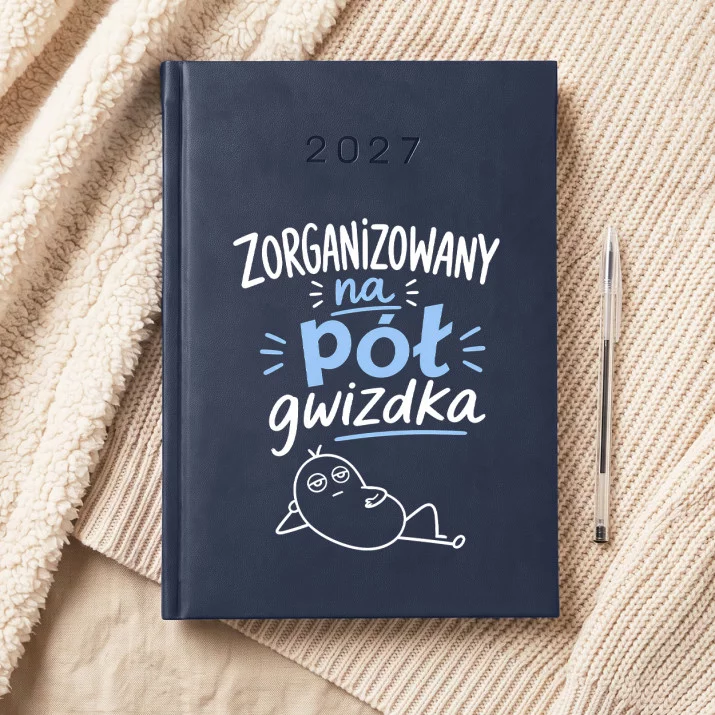 Kalendarz Książkowy A5 2027 Dla Chłopaka Prezent Na Dzień Chłopaka Dla Mężczyzny: Ironiczny Minimalizm