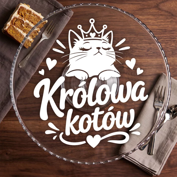 Patera Na Ciasto Dla Kociary Prezent Dla Kobiety: Kocia Elegancja Patera Na Ciasto Dla Kociary Prezent Dla Kobiety: Kocia Elegancja