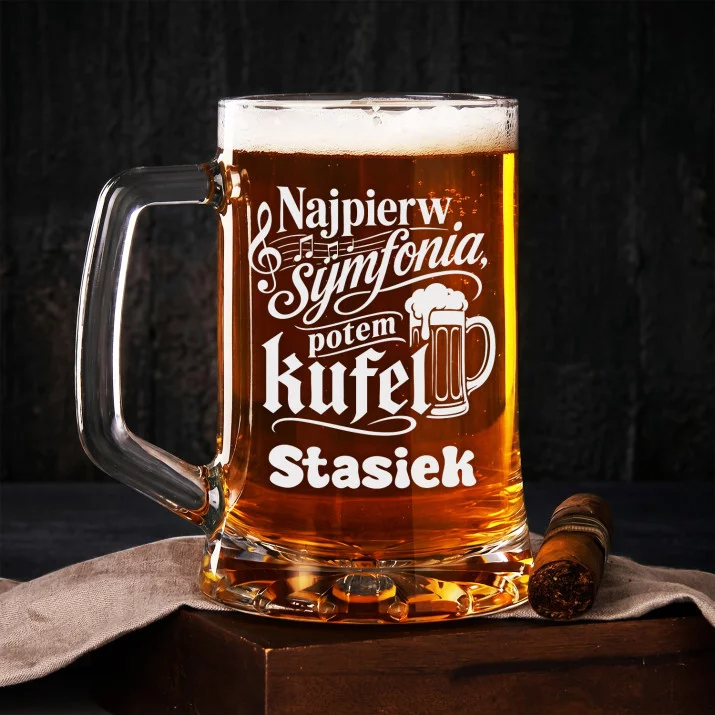 Kufel Personalizowany z Grawerem Dla Miłośnika Muzyki Klasycznej Prezent Dla Mężczyzny: Symfoniczny Humor Kufel Personalizowany z Grawerem Dla Miłośnika Muzyki Klasycznej Prezent Dla Mężczyzny: Symfoniczny Humor