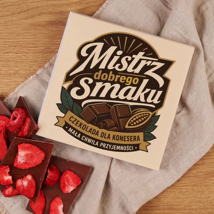 Czekolada Z Truskawkami Na Imieniny Prezent Dla Mężczyzny: Smakosz Retro
