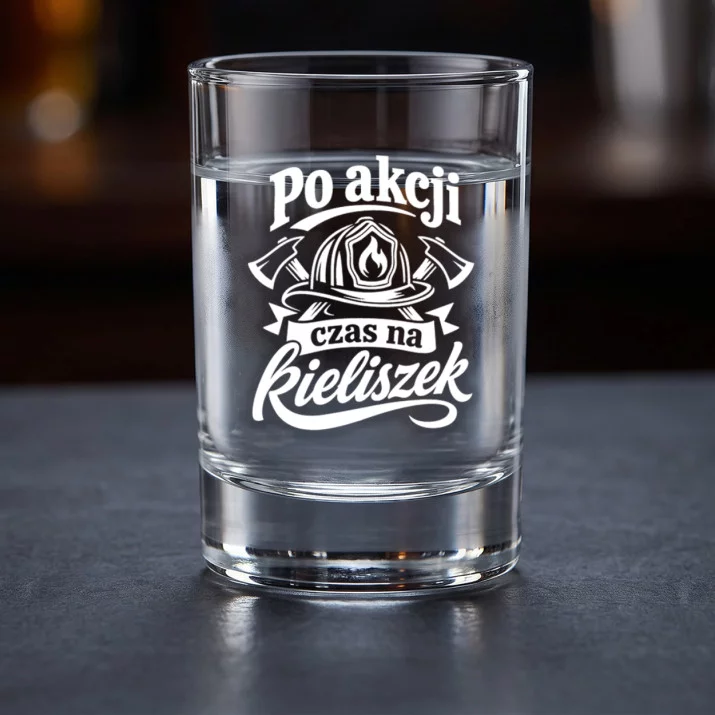 Kieliszki Do Wódki Dla Strażaka Prezent Dla Mężczyzny: Strażacki Humor Kieliszki Do Wódki Dla Strażaka Prezent Dla Mężczyzny: Strażacki Humor