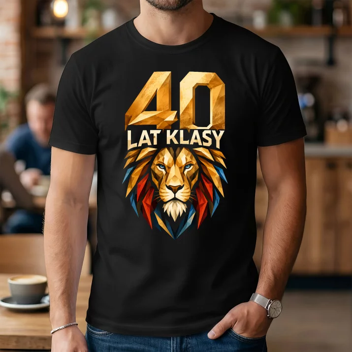Koszulka Męska Na 40Stke Prezent Dla Mężczyzny: 40 Lat Klasy