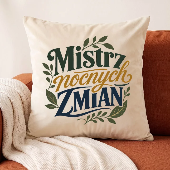 Poduszka Dekoracyjna Dla Młodego Taty Prezent Na Dzień Ojca Dla Mężczyzny: Botaniczny Tata