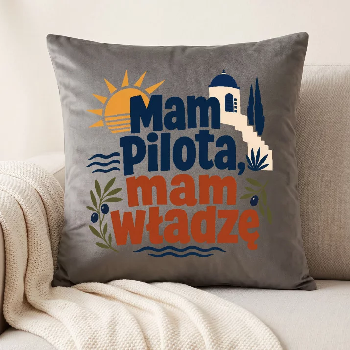 Poduszka Dekoracyjna Dla Niego Prezent Na Walentynki Dla Mężczyzny: Mam Pilota, Mam Władzę Poduszka Dekoracyjna Dla Niego Prezent Na Walentynki Dla Mężczyzny: Mam Pilota, Mam Władzę