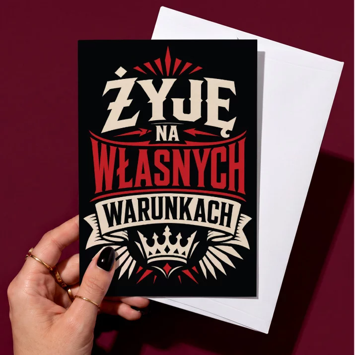 Kartka z Życzeniami Na Walentynki Na Rocznicę Dla Mężczyzny: Manifest Niezależności Kartka z Życzeniami Na Walentynki Na Rocznicę Dla Mężczyzny: Manifest Niezależności