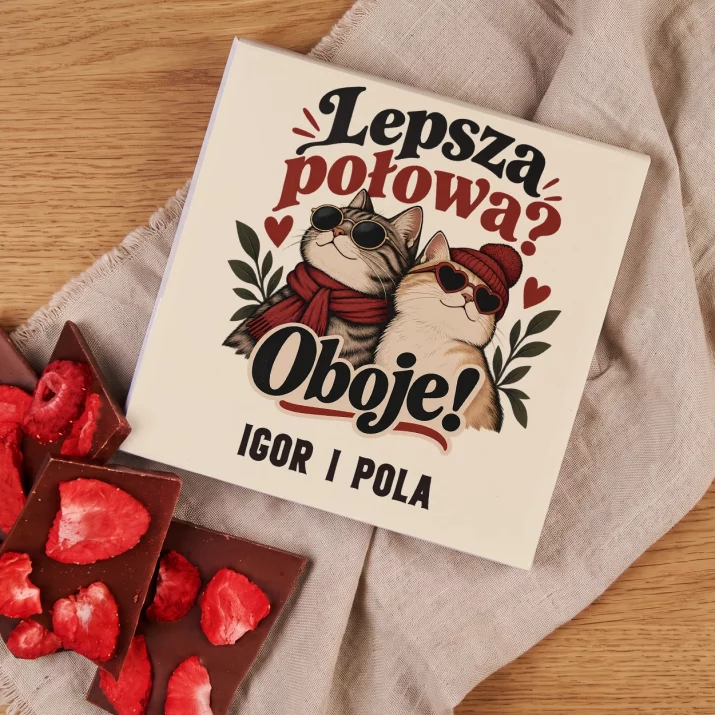 Czekolada z Truskawkami Na Święta Prezent Dla Pary: Lepsza Połowa? Oboje Czekolada z Truskawkami Na Święta Prezent Dla Pary: Lepsza Połowa? Oboje