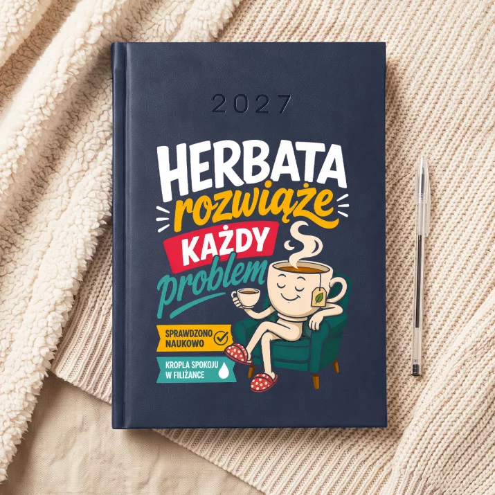 Kalendarz Książkowy A5 2027 Dla Miłośnika Herbaty Prezent Dla Mężczyzny: Herbaciany Humor Kalendarz Książkowy A5 2027 Dla Miłośnika Herbaty Prezent Dla Mężczyzny: Herbaciany Humor