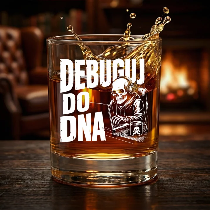 Szklanka Do Whisky Dla Informatyka Prezent Dla Mężczyzny: Debuguj Do Dna