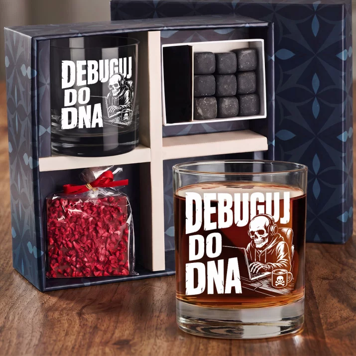 Zestaw Prezentowy Whisky Dla Informatyka Dla Mężczyzny: Debuguj Do Dna