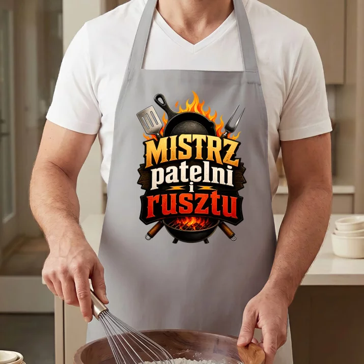 Fartuch Na 60 Urodziny Prezent Dla Mężczyzny: Mistrz Patelni I Rusztu