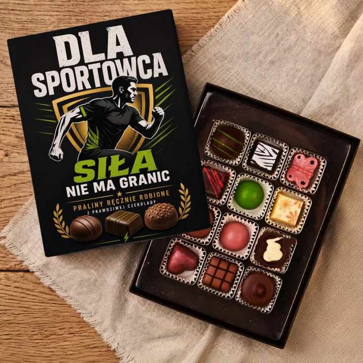 Czekoladki Dla Sportowca Prezent Dla Mężczyzny: Siła Dla Sportowca Czekoladki Dla Sportowca Prezent Dla Mężczyzny: Siła Dla Sportowca