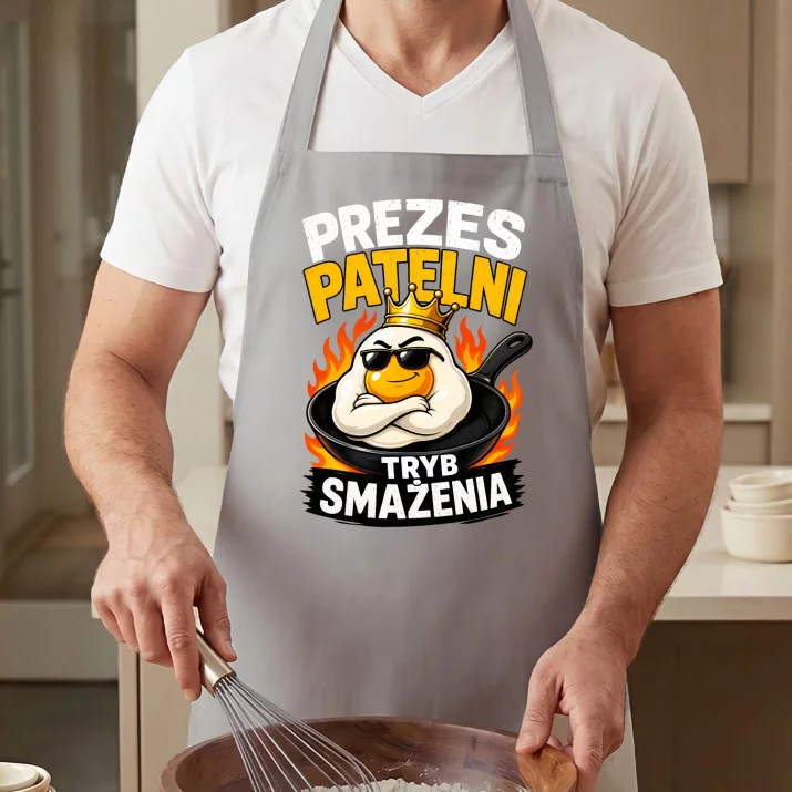 Fartuch Dla Mężczyzny Prezent Dla Mężczyzny: Prezes Patelni