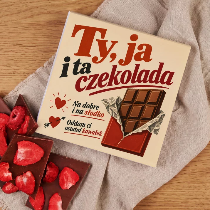 Czekolada Z Truskawkami Na Rocznicę Związku Prezent Na Walentynki Dla Mężczyzny: Słodka Para