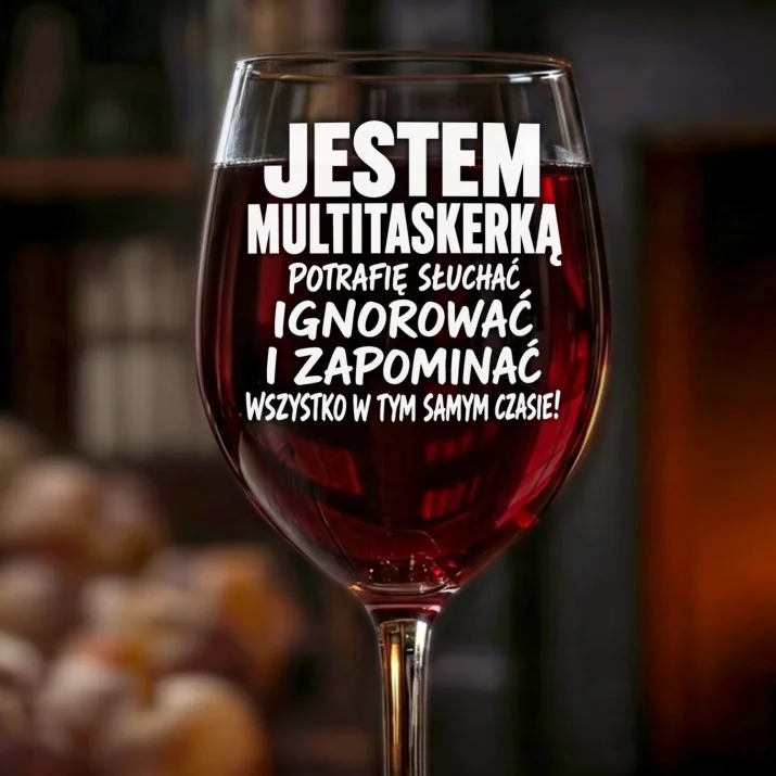 Kieliszek Do Wina Dla Koleżanki Z Pracy Prezent Dla Kobiety: Mistrzyni Słuchania