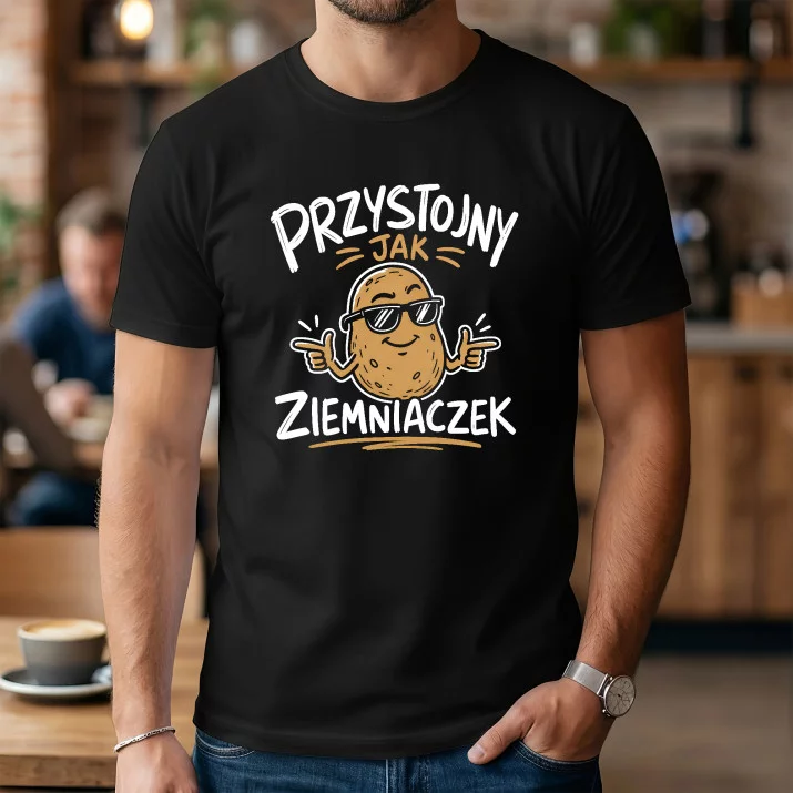 Koszulka Męska Dla Chłopaka Prezent Na Dzień Chłopaka Dla Mężczyzny: Jak Ziemniaczek