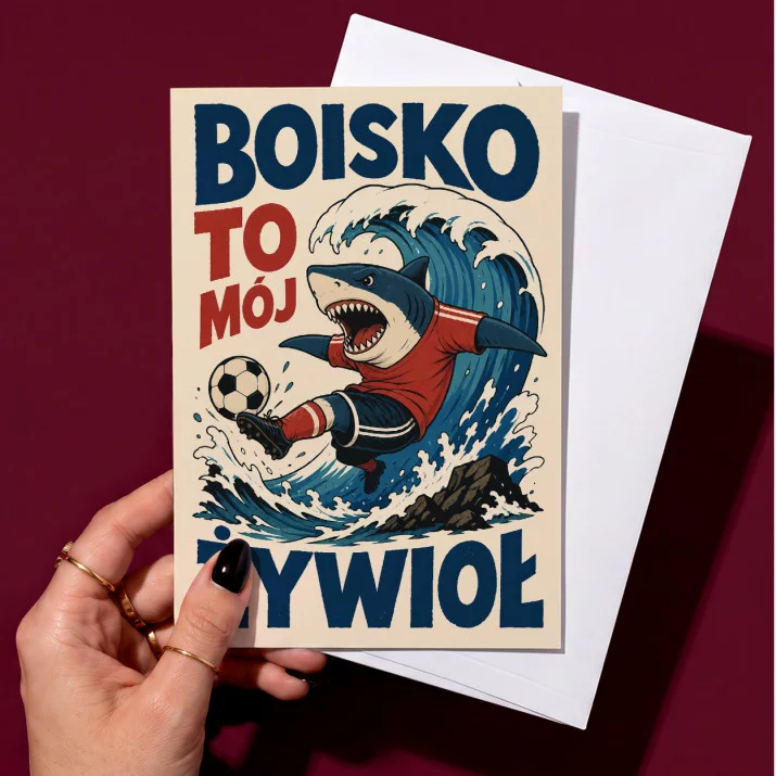 Kartka z Życzeniami Dla Piłkarza Dla Mężczyzny: Boiskowy Vintage Kartka z Życzeniami Dla Piłkarza Dla Mężczyzny: Boiskowy Vintage