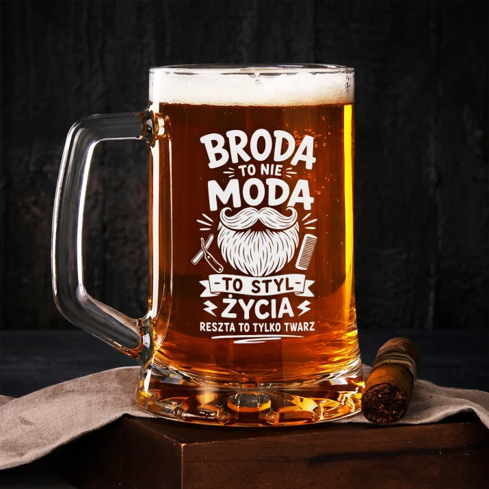 Kufel Dla Brodacza Prezent Dla Mężczyzny: Broda To Styl