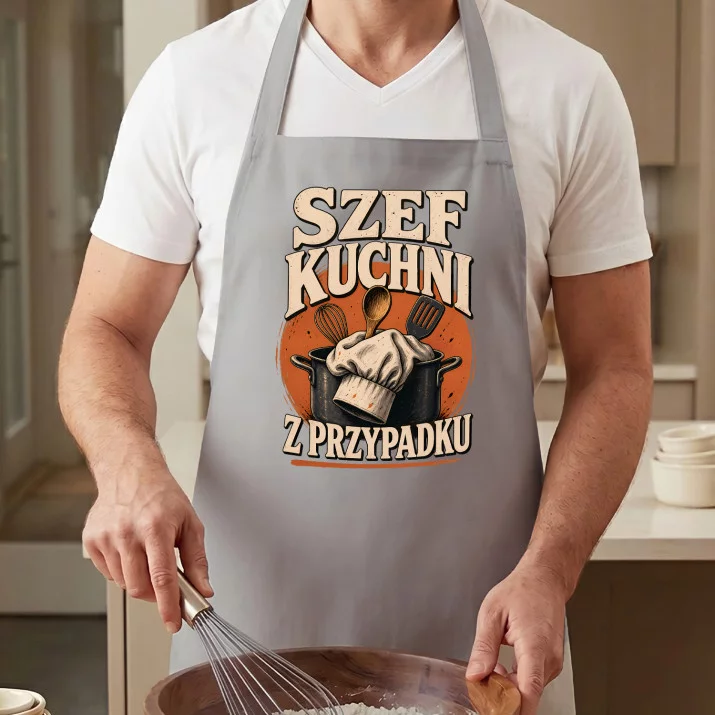 Fartuch Dla Mężczyzny Prezent Dla Mężczyzny: Szef Kuchni Z Przypadku