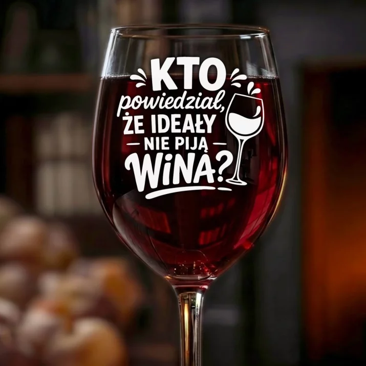 Kieliszek Do Wina Dla Przyjaciółki Prezent Dla Kobiety: Kto Powiedział, Że Kieliszek Do Wina Dla Przyjaciółki Prezent Dla Kobiety: Kto Powiedział, Że