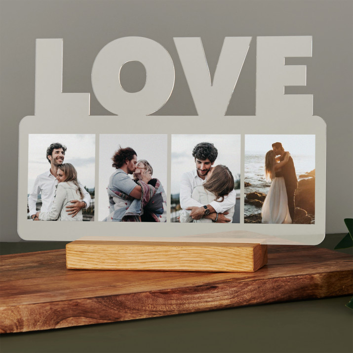 4 zdjęcia Love - Wydruk na szkle akrylowym love