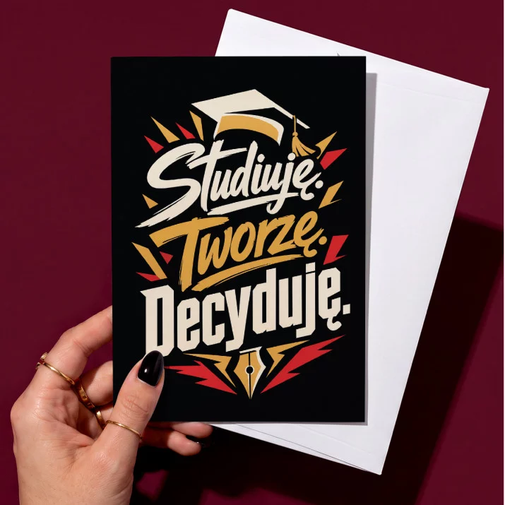 Kartka z Życzeniami Dla Studentki Dla Kobiety: Manifest Studentki Kartka z Życzeniami Dla Studentki Dla Kobiety: Manifest Studentki