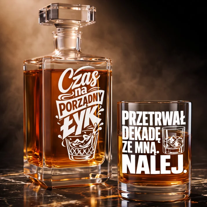 Zestaw Do Whisky Na 10 Rocznicę Ślubu Prezent Dla Mężczyzny: Męski Toast