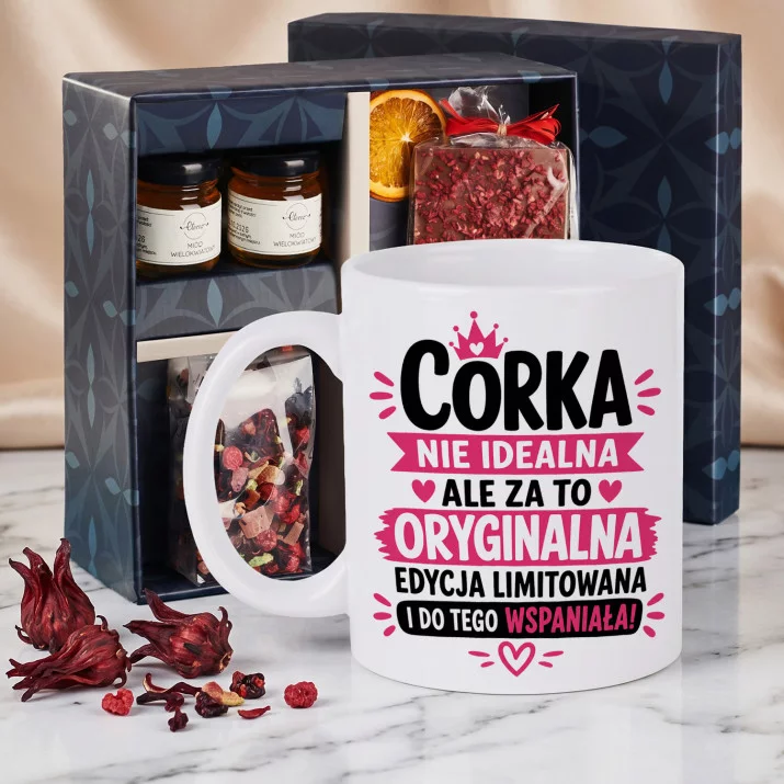 Zestaw Prezenowy Z Kubkiem Dla Córki: Córka Oryginalna