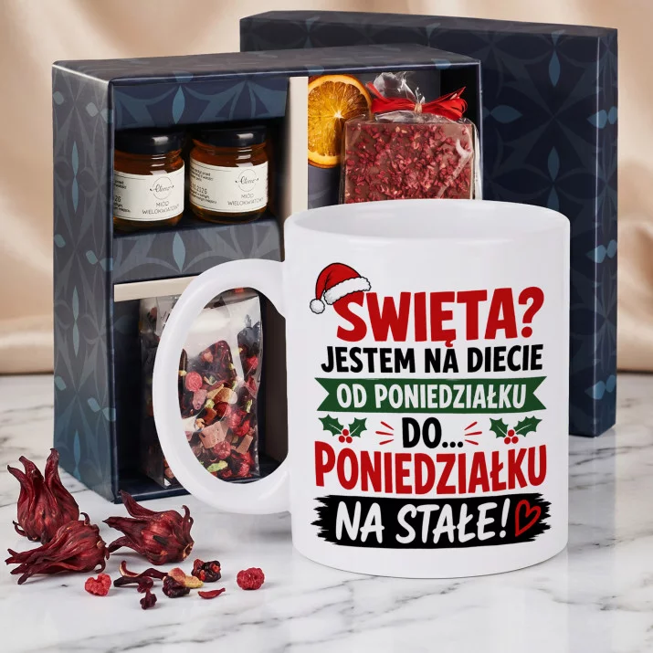 Zestaw Prezenowy Z Kubkiem Na Święta Bożego Narodzenia: Świąteczna Dieta