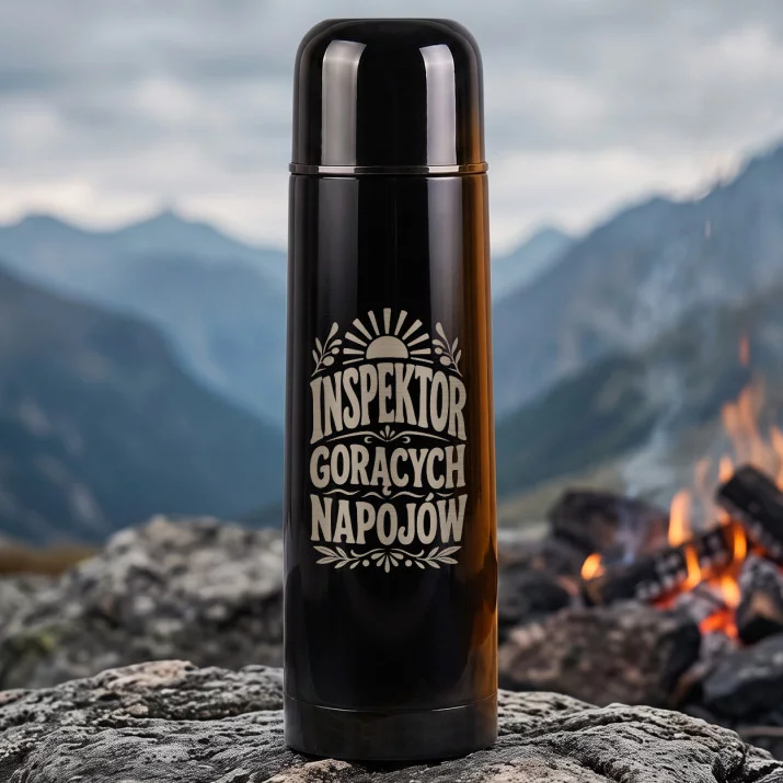 Termos 500ml Na Urodziny Prezent Dla Mężczyzny: Inspektor Gorących Napojów Termos 500ml Na Urodziny Prezent Dla Mężczyzny: Inspektor Gorących Napojów