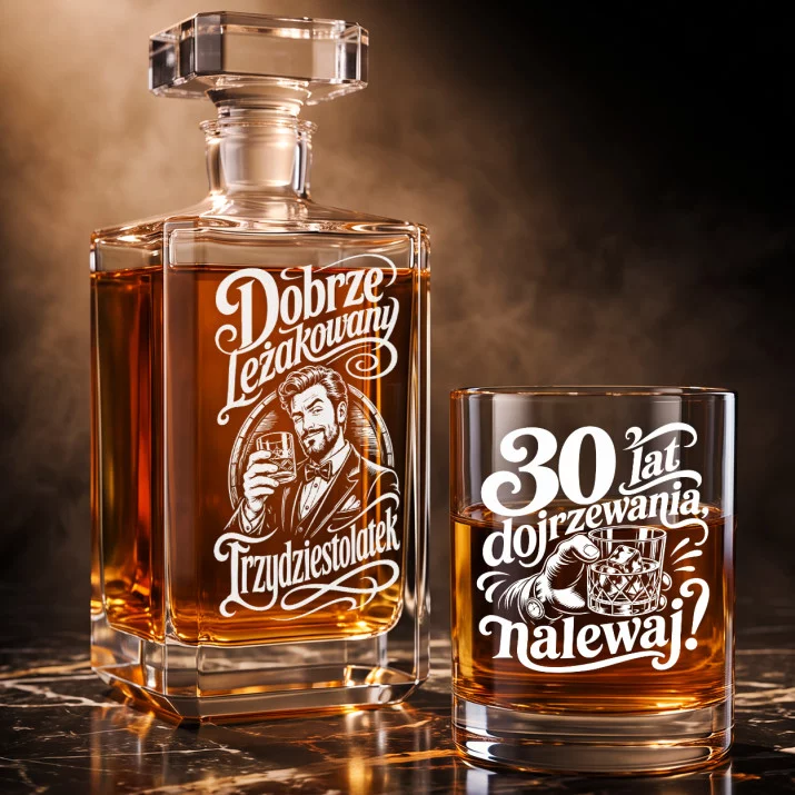 Zestaw Do Whisky Na 30 Prezent Na 30 Urodziny Dla Mężczyzny: Dobrze Leżakowany