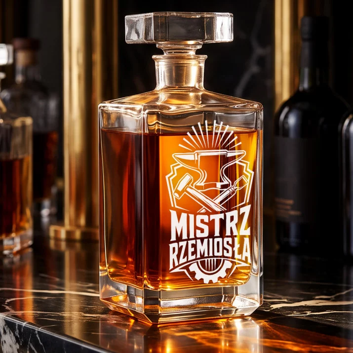 Karafka Do Whisky z Grawerem Na 5 Rocznicę Ślubu Prezent: Mistrz Rzemiosła Karafka Do Whisky z Grawerem Na 5 Rocznicę Ślubu Prezent: Mistrz Rzemiosła