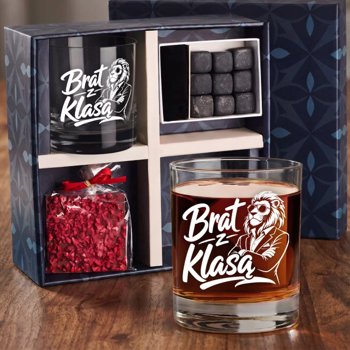 Zestaw Prezentowy Whisky Dla Brata Dla Mężczyzny: Brat Z Klasą Zestaw Prezentowy Whisky Dla Brata Dla Mężczyzny: Brat Z Klasą