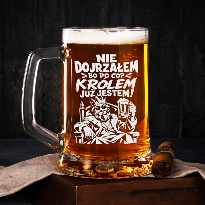Kufel Na Urodziny Prezent Dla Mężczyzny: Król Z Kuflem