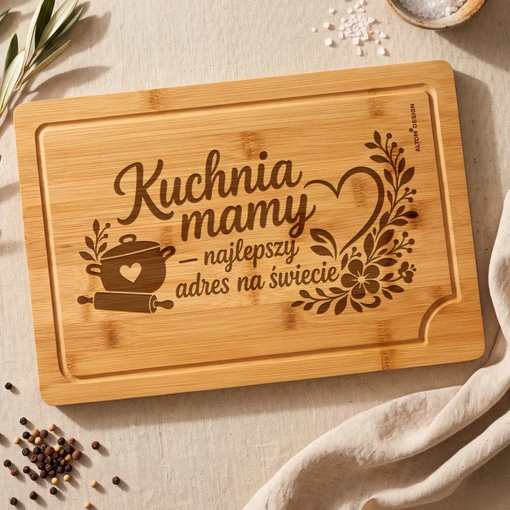 Deska Do Krojenia Dla Mamy Prezent Na Dzień Mamy Dla Kobiety: Kuchnia Mamy Deska Do Krojenia Dla Mamy Prezent Na Dzień Mamy Dla Kobiety: Kuchnia Mamy